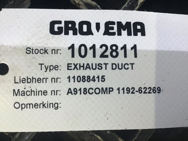 Avgasrör Liebherr Exhaust Duct: bild 7