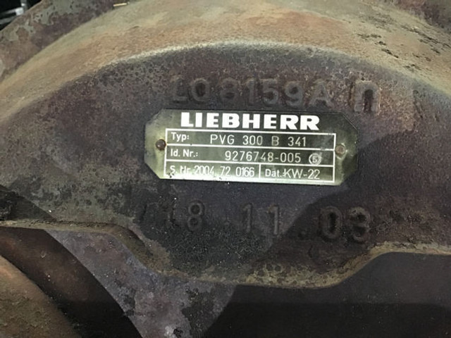 Liebherr PVG 300 B 341 - Styrpump: bild 2 Liebherr PVG 300 B 341 - Styrpump: bild 2