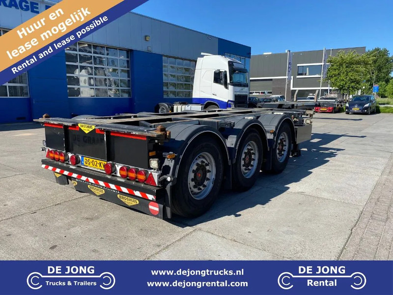 Broshuis MFCC-HD / 2x Extendable / Disc Brakes /1x lift Axle / 45FT - Containerbil/ Växelflak semitrailer: bild 1 Broshuis MFCC-HD / 2x Extendable / Disc Brakes /1x lift Axle / 45FT - Containerbil/ Växelflak semitrailer: bild 1