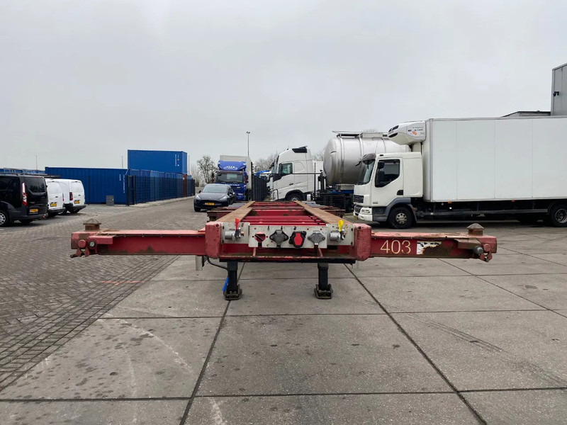 Schmitz Cargobull SCF 24 G Chassis / SAF + Disc / 1x Extendable / Lift axle - Containerbil/ Växelflak semitrailer: bild 4 Schmitz Cargobull SCF 24 G Chassis / SAF + Disc / 1x Extendable / Lift axle - Containerbil/ Växelflak semitrailer: bild 4