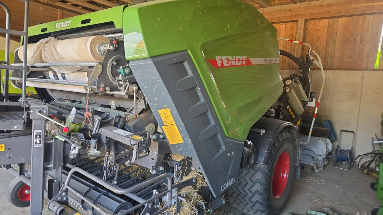 Fendt Rotana 160 V - Rundbalspress, Inplastar: bild 3 Fendt Rotana 160 V - Rundbalspress, Inplastar: bild 3