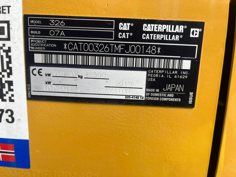 Cat 326 07A Next Gen - Bandgrävare: bild 5 Cat 326 07A Next Gen - Bandgrävare: bild 5