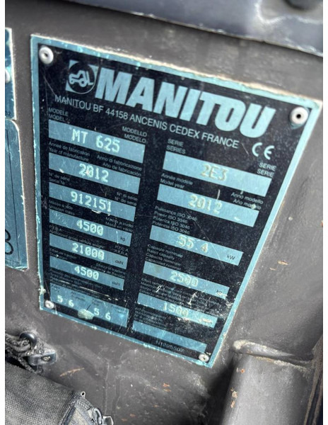Manitou MT 625 - Teleskoplastar: bild 5 Manitou MT 625 - Teleskoplastar: bild 5