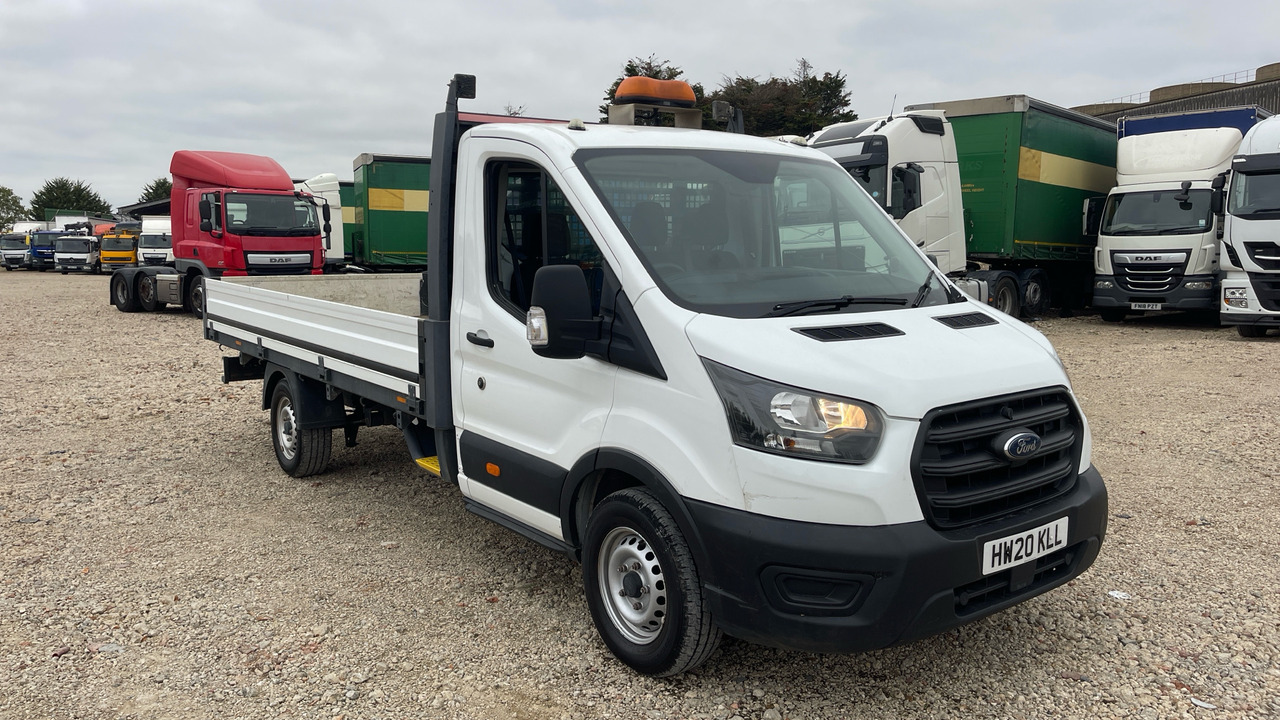 FORD TRANSIT 350 2.0 ECOBLUE 130PS - Transportbil med flak: bild 1 FORD TRANSIT 350 2.0 ECOBLUE 130PS - Transportbil med flak: bild 1