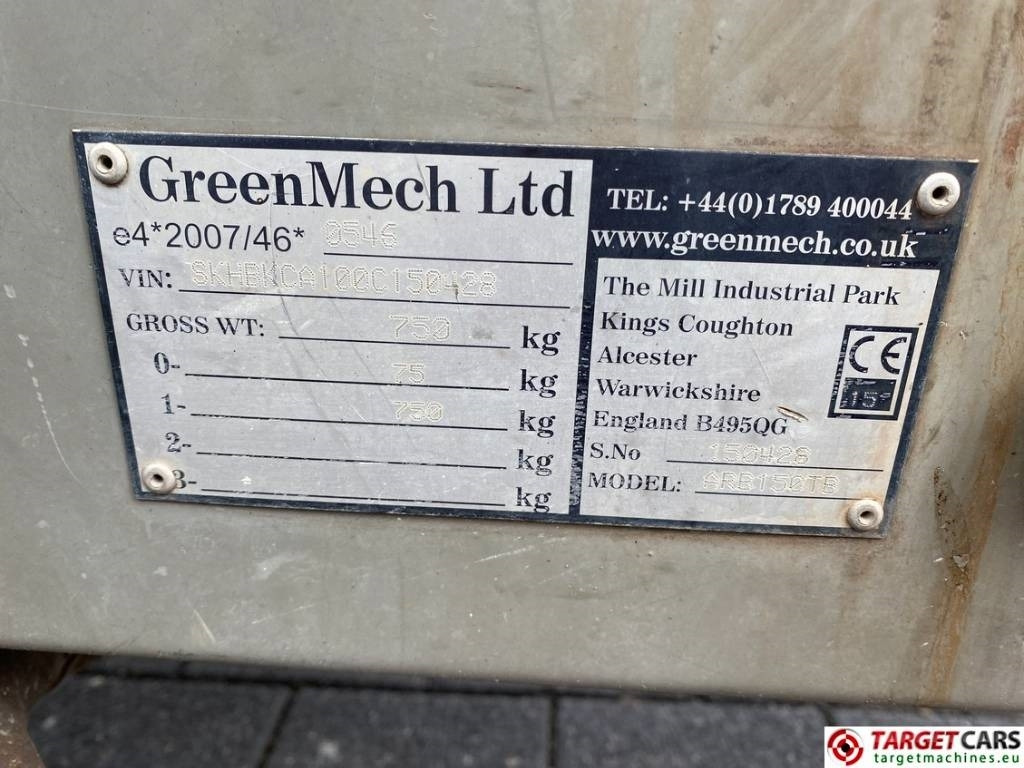 Flishugg Greenmech Arborist ARB150TB Wood Chipper Diesel: bild 10
