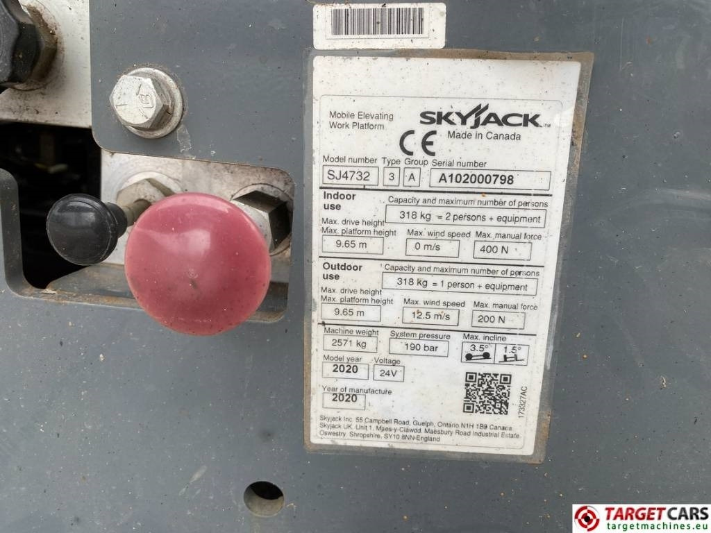 Saxlift SkyJack SJ4732 Electric 4732 Scissor Work Lift 1165cm: bild 10