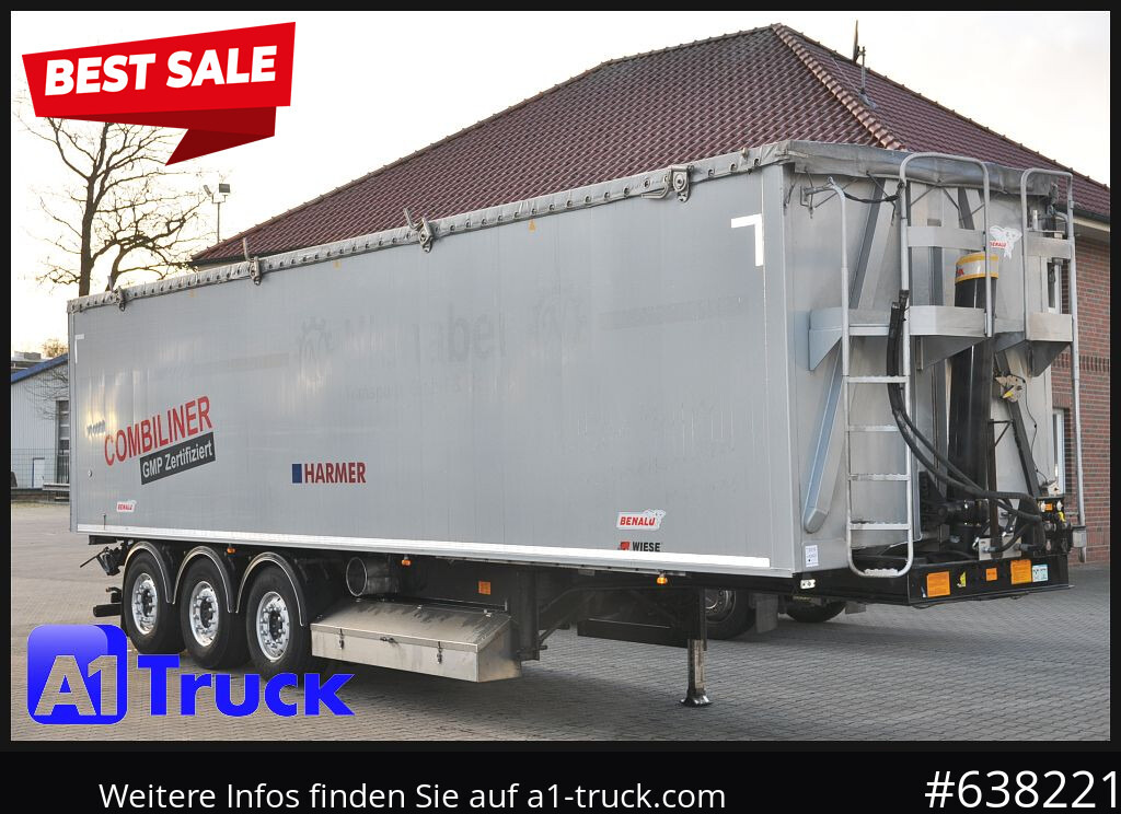BENALU Kombiliner Gülle Tank + Kipper fest34m³ flüssig 26m³, Tüv neu, - Tanktrailer: bild 1 BENALU Kombiliner Gülle Tank + Kipper fest34m³ flüssig 26m³, Tüv neu, - Tanktrailer: bild 1