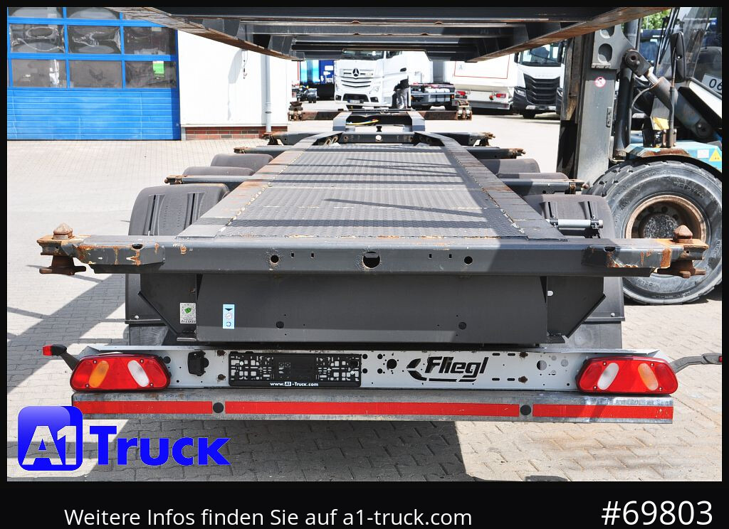 FLIEGL SDS01, Langholz, Containeraufbau, Liftachse, - Timmertrailer: bild 2 FLIEGL SDS01, Langholz, Containeraufbau, Liftachse, - Timmertrailer: bild 2