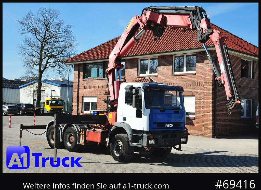 IVECO 420 6x4, HMF3722 Jib Funk Seilwinde, - Kranbil: bild 1 IVECO 420 6x4, HMF3722 Jib Funk Seilwinde, - Kranbil: bild 1