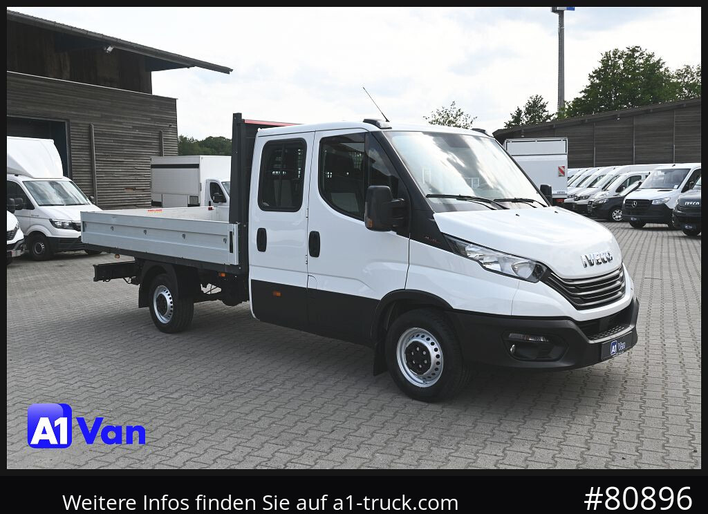 IVECO Daily 35S16, AHK, 3.0 Liter, Klima, Doka, Maxi - Transportbil med flak, Dubbelhytt transportbil: bild 1 IVECO Daily 35S16, AHK, 3.0 Liter, Klima, Doka, Maxi - Transportbil med flak, Dubbelhytt transportbil: bild 1