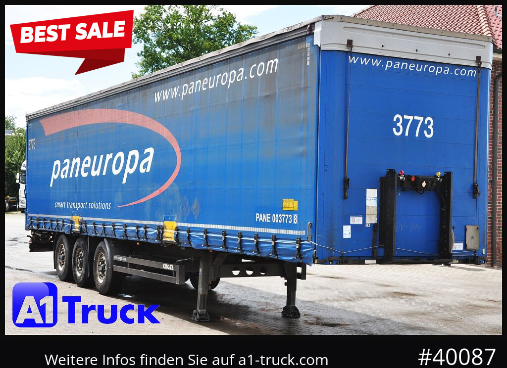 KOEGEL S 24 Tautliner, Code XL, BPW, - Kapelltrailer: bild 1 KOEGEL S 24 Tautliner, Code XL, BPW, - Kapelltrailer: bild 1