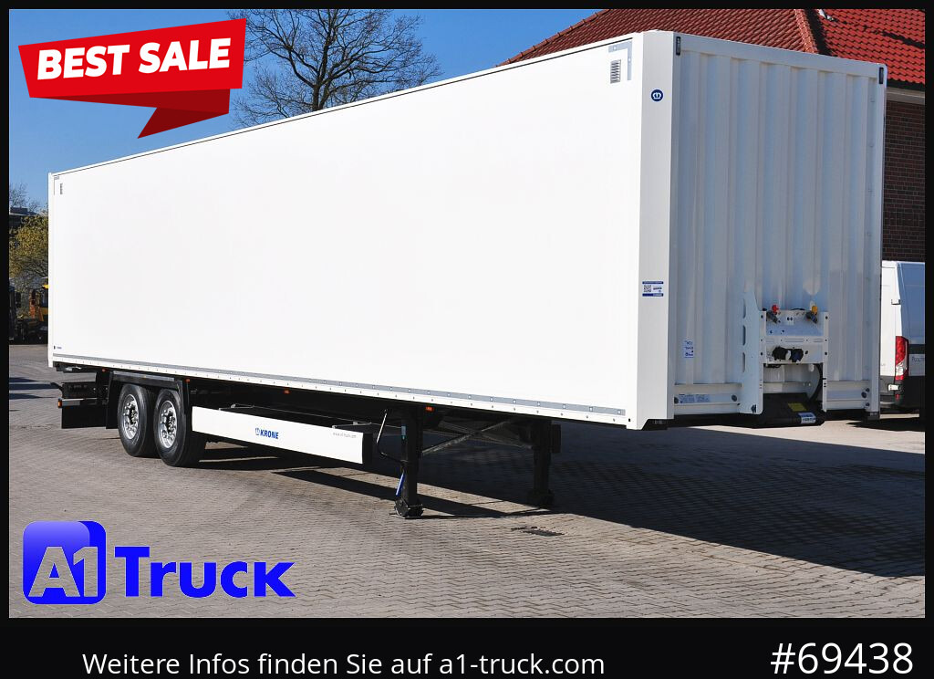 KRONE SZ 2 achs Koffer, Code XL, VDI 2700, SOFORT - Skåp semitrailer: bild 1 KRONE SZ 2 achs Koffer, Code XL, VDI 2700, SOFORT - Skåp semitrailer: bild 1
