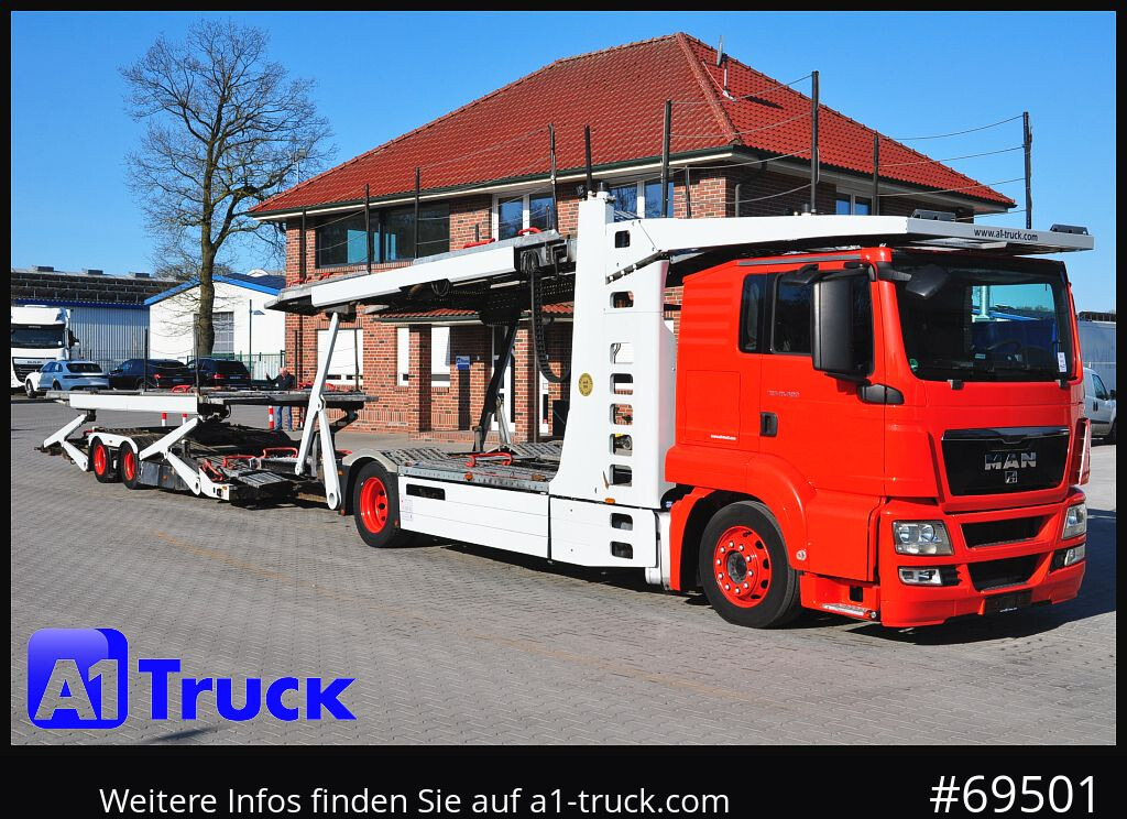 MAN 18.400 TGX, Autotransporter Kässbohrer, - Biltransportbil lastbil: bild 1 MAN 18.400 TGX, Autotransporter Kässbohrer, - Biltransportbil lastbil: bild 1
