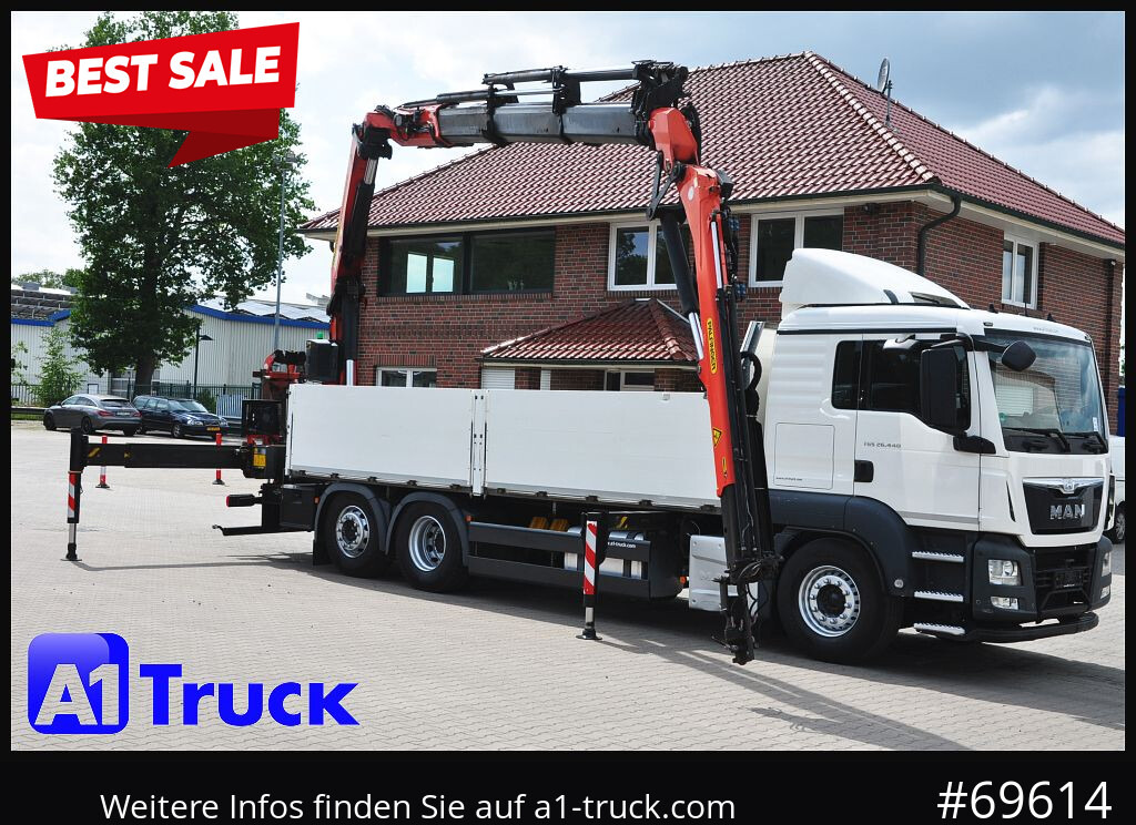 MAN TGS 26.440, PK27002 Jib 21m, Funk, Lift-Lenkachse, - Kranbil: bild 1 MAN TGS 26.440, PK27002 Jib 21m, Funk, Lift-Lenkachse, - Kranbil: bild 1