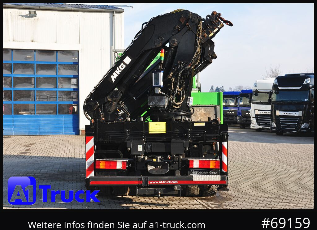 Kranbil MERCEDES-BENZ Actros 1844 MP3, Kran MKG 291 HP 5+3 Funk, TÜV 06/2026: bild 10