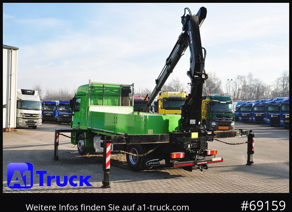 Kranbil MERCEDES-BENZ Actros 1844 MP3, Kran MKG 291 HP 5+3 Funk, TÜV 06/2026: bild 11