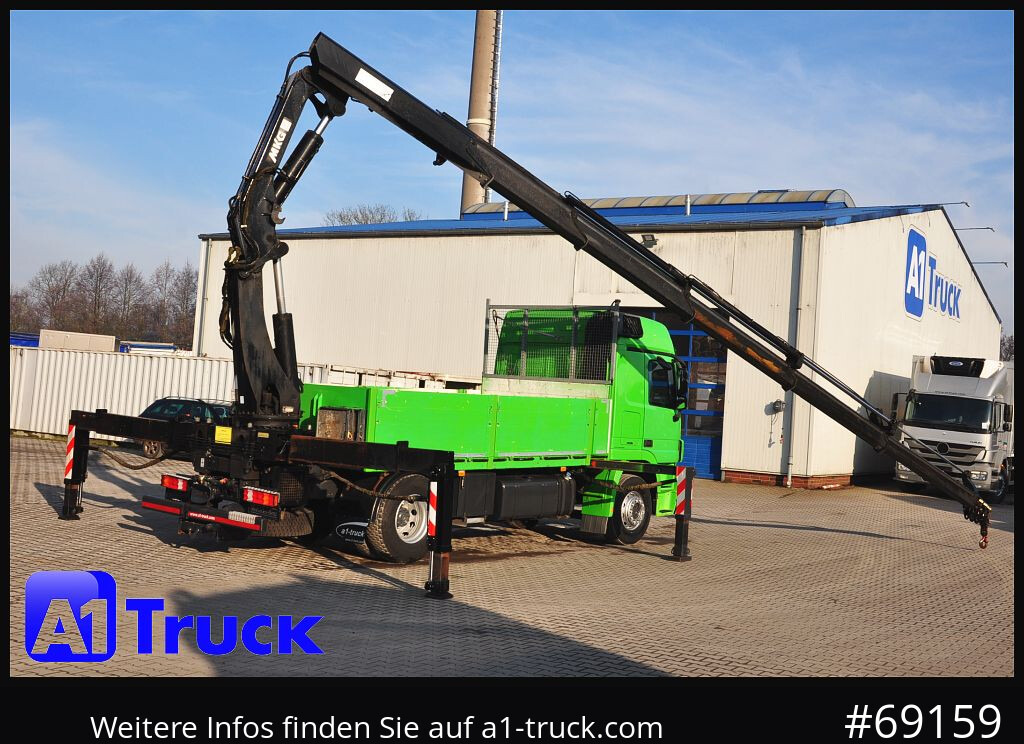 Kranbil MERCEDES-BENZ Actros 1844 MP3, Kran MKG 291 HP 5+3 Funk, TÜV 06/2026: bild 8