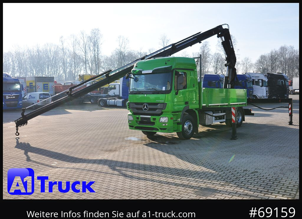 Kranbil MERCEDES-BENZ Actros 1844 MP3, Kran MKG 291 HP 5+3 Funk, TÜV 06/2026: bild 12