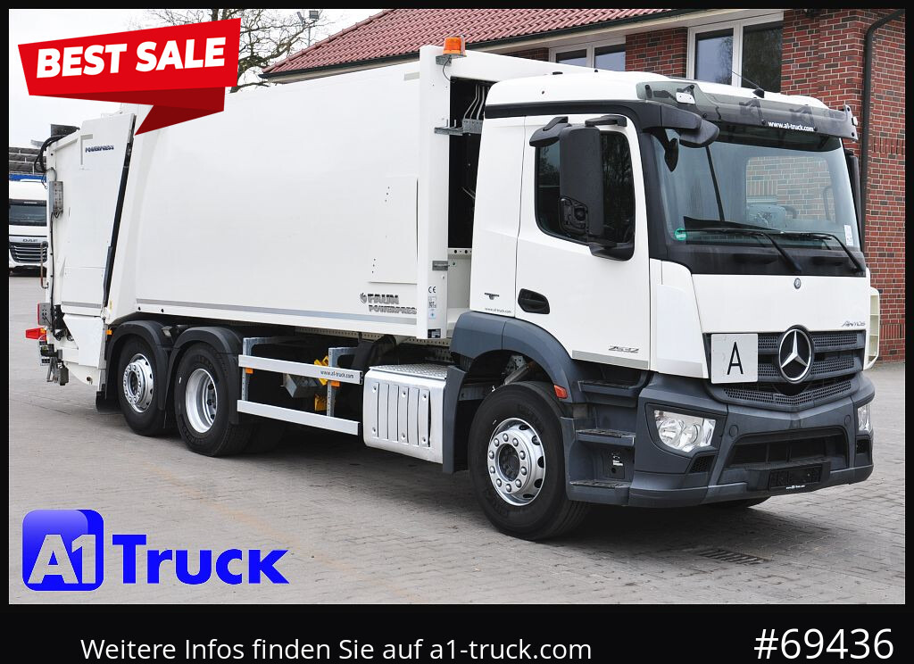 MERCEDES-BENZ Antos 2532 Faun Powerpresse II, - Sopbil: bild 1 MERCEDES-BENZ Antos 2532 Faun Powerpresse II, - Sopbil: bild 1