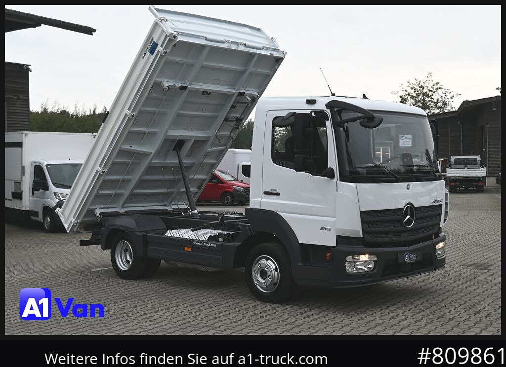 MERCEDES-BENZ Atego 816 Kipper, Ahk,Klima, Meiller, 3-Sitzer - Transportbil med tippflak: bild 1 MERCEDES-BENZ Atego 816 Kipper, Ahk,Klima, Meiller, 3-Sitzer - Transportbil med tippflak: bild 1