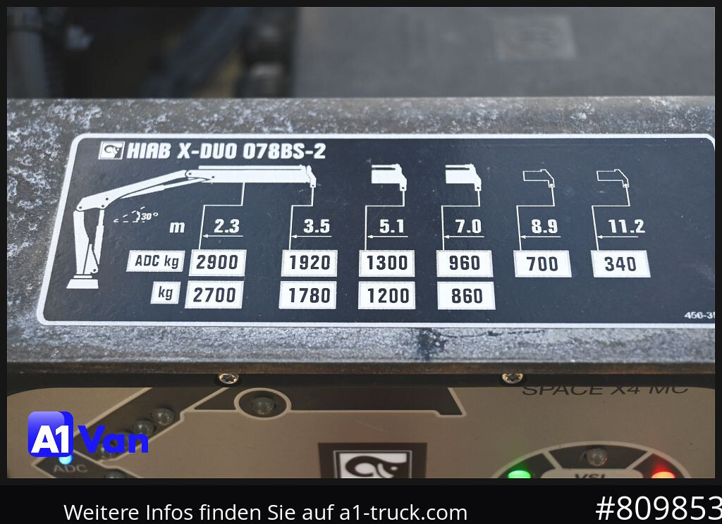 MERCEDES-BENZ Atego 816 Kipper Kran, Hiab, AHK, Klima - Tippbil lastbil, Kranbil: bild 3 MERCEDES-BENZ Atego 816 Kipper Kran, Hiab, AHK, Klima - Tippbil lastbil, Kranbil: bild 3