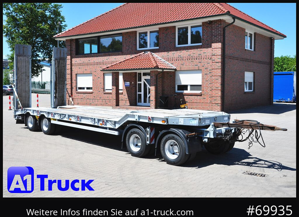 MUELLER-MITTELTAL T4 Profi, 4 achs Tieflader, hydr. Rampen, - Låg lastare trailer: bild 1 MUELLER-MITTELTAL T4 Profi, 4 achs Tieflader, hydr. Rampen, - Låg lastare trailer: bild 1