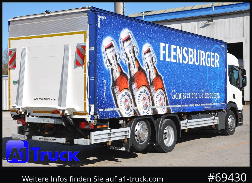 Dryckestransport lastbil SCANIA P 320 P 6x2,, Getränke, Lenkachse, LBW: Dhollandia DHLM 30: bild 9