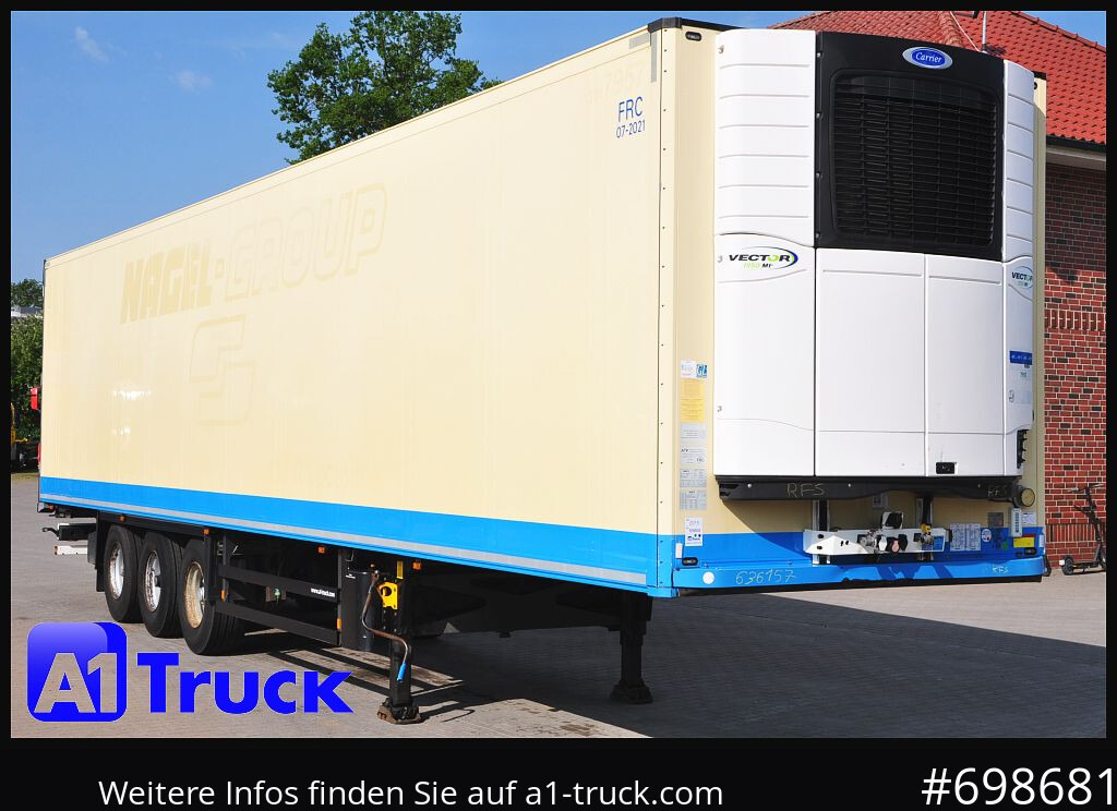 SCHMITZ SKO FP60, Carrier 1950 Mt. Doppelstock Lift, - Kyl/ Frys semitrailer: bild 1 SCHMITZ SKO FP60, Carrier 1950 Mt. Doppelstock Lift, - Kyl/ Frys semitrailer: bild 1