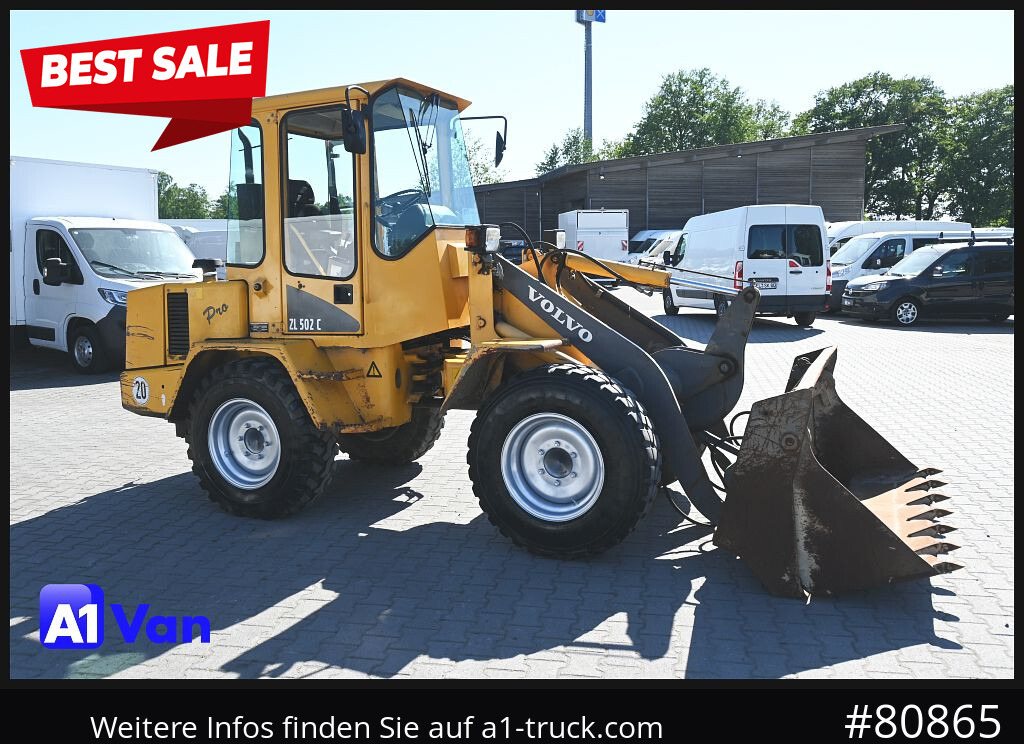 VOLVO Volvo ZL 502-C - Hjullastare: bild 1 VOLVO Volvo ZL 502-C - Hjullastare: bild 1
