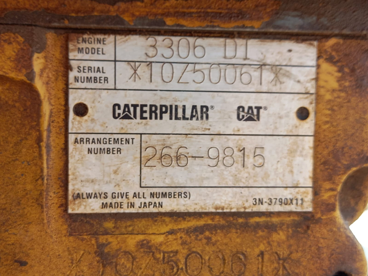 Caterpillar 3306 DI MOTORE 3306 DI - REVISIONATO - Motor och reservdelar för Byggmaskiner: bild 2 Caterpillar 3306 DI MOTORE 3306 DI - REVISIONATO - Motor och reservdelar för Byggmaskiner: bild 2