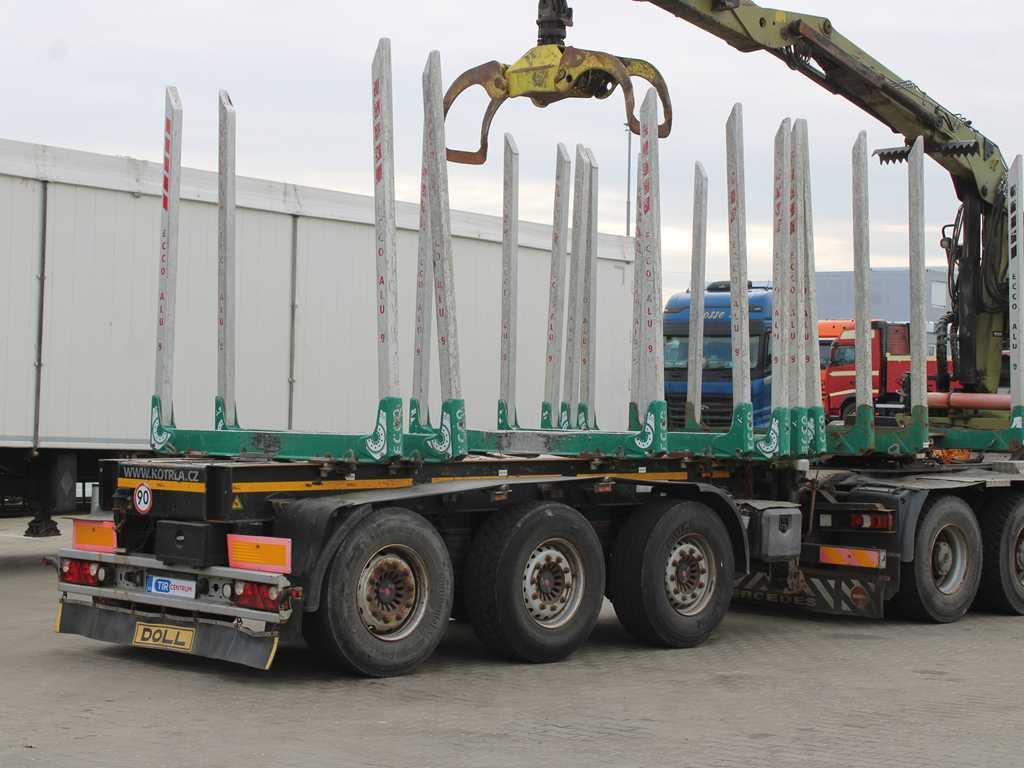 DOLL H3S-14H9, SAF AXLES, 2X LIFT AXLE, EXTENSION - Timmertrailer: bild 4 DOLL H3S-14H9, SAF AXLES, 2X LIFT AXLE, EXTENSION - Timmertrailer: bild 4