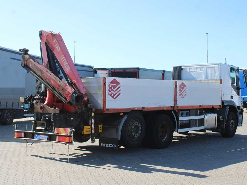 Iveco STRALIS 400, 6X2, EURO 3, HYDRAULIC ARM FASSI F110 - Flakbil, Kranbil: bild 4 Iveco STRALIS 400, 6X2, EURO 3, HYDRAULIC ARM FASSI F110 - Flakbil, Kranbil: bild 4