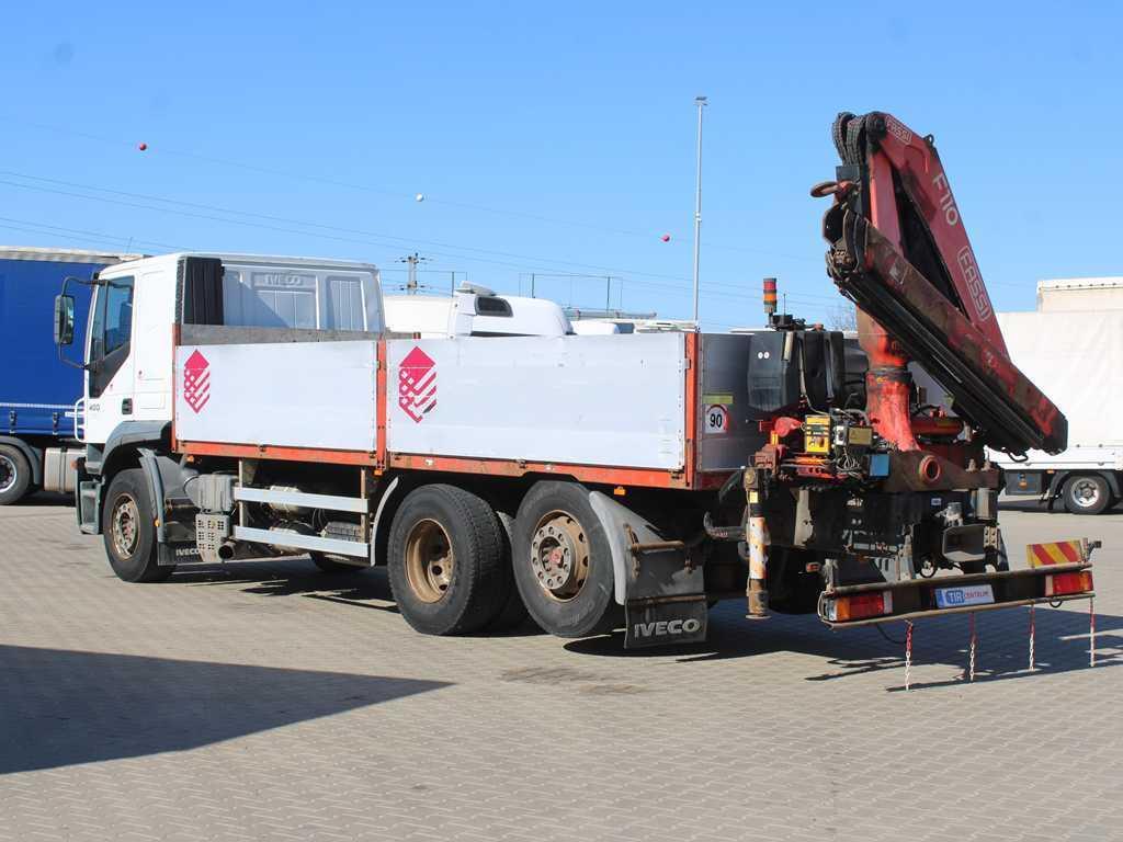 Iveco STRALIS 400, 6X2, EURO 3, HYDRAULIC ARM FASSI F110 - Flakbil, Kranbil: bild 5 Iveco STRALIS 400, 6X2, EURO 3, HYDRAULIC ARM FASSI F110 - Flakbil, Kranbil: bild 5