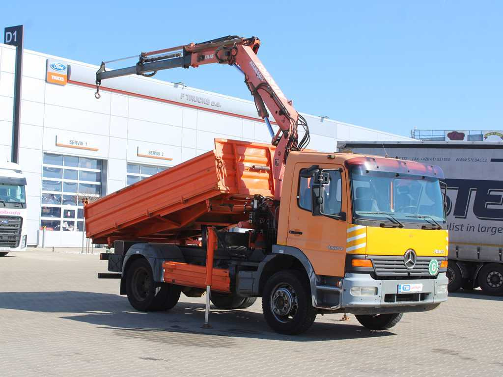 Mercedes-Benz Atego 1523, HYDRAULIC ARM ATLAS 60.1, THREE-SIDED - Tippbil lastbil, Kranbil: bild 3 Mercedes-Benz Atego 1523, HYDRAULIC ARM ATLAS 60.1, THREE-SIDED - Tippbil lastbil, Kranbil: bild 3