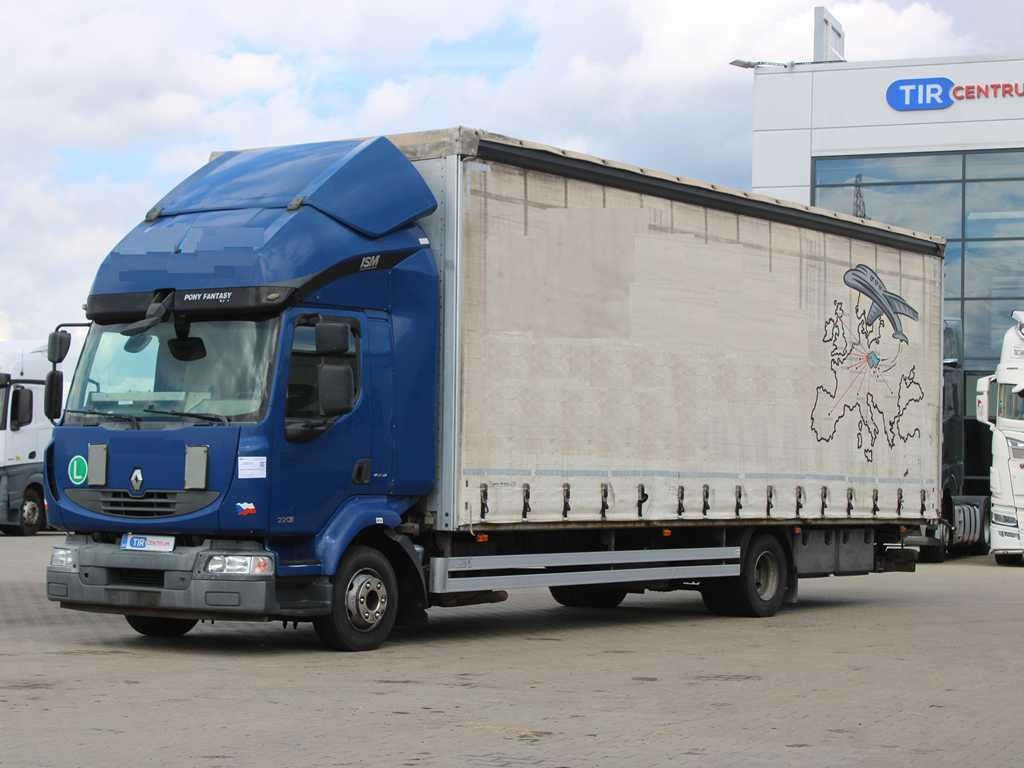 Renault MIDLUM 220.12, EURO 5, SLEEPING BODY, HYDRAULIC FRONT - Kapellbil: bild 1 Renault MIDLUM 220.12, EURO 5, SLEEPING BODY, HYDRAULIC FRONT - Kapellbil: bild 1