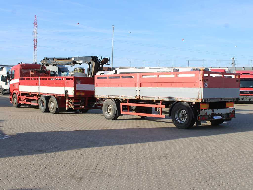 Scania R380, EURO 3, 6X2, LIFT AXLE, HIAB 166K + KOGEL ANBS(1996) - Flakbil, Kranbil: bild 5 Scania R380, EURO 3, 6X2, LIFT AXLE, HIAB 166K + KOGEL ANBS(1996) - Flakbil, Kranbil: bild 5
