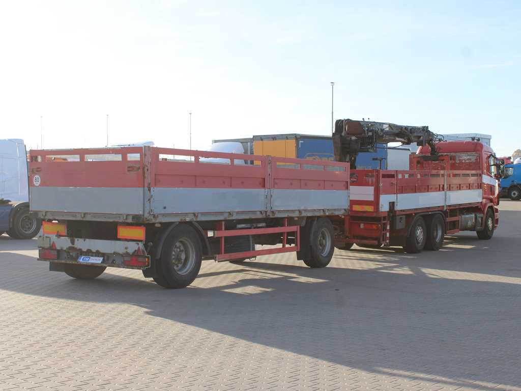 Scania R380, EURO 3, 6X2, LIFT AXLE, HIAB 166K + KOGEL ANBS(1996) - Flakbil, Kranbil: bild 4 Scania R380, EURO 3, 6X2, LIFT AXLE, HIAB 166K + KOGEL ANBS(1996) - Flakbil, Kranbil: bild 4