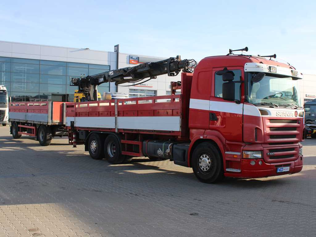 Scania R380, EURO 3, 6X2, LIFT AXLE, HIAB 166K + KOGEL ANBS(1996) - Flakbil, Kranbil: bild 3 Scania R380, EURO 3, 6X2, LIFT AXLE, HIAB 166K + KOGEL ANBS(1996) - Flakbil, Kranbil: bild 3
