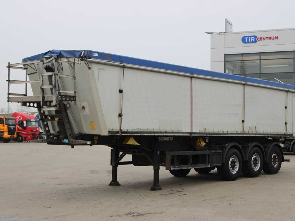 Schmitz SKI 24 SL 10.5, AXLES 9t, LIFTING AXLE, ALUMINUM BODY - Tippbil semitrailer: bild 1 Schmitz SKI 24 SL 10.5, AXLES 9t, LIFTING AXLE, ALUMINUM BODY - Tippbil semitrailer: bild 1