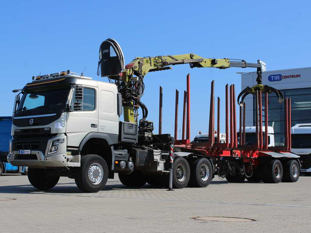 Volvo FMX 500, 6X6, LOGLIFT F265Z95 + DOLL trailer (2007) - Timmerbil, Kranbil: bild 1 Volvo FMX 500, 6X6, LOGLIFT F265Z95 + DOLL trailer (2007) - Timmerbil, Kranbil: bild 1