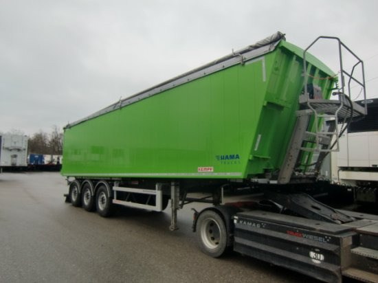 Kempf SKM 39 Alu-Kastenmulde 55m³ Rollplane - Tippbil semitrailer: bild 1 Kempf SKM 39 Alu-Kastenmulde 55m³ Rollplane - Tippbil semitrailer: bild 1