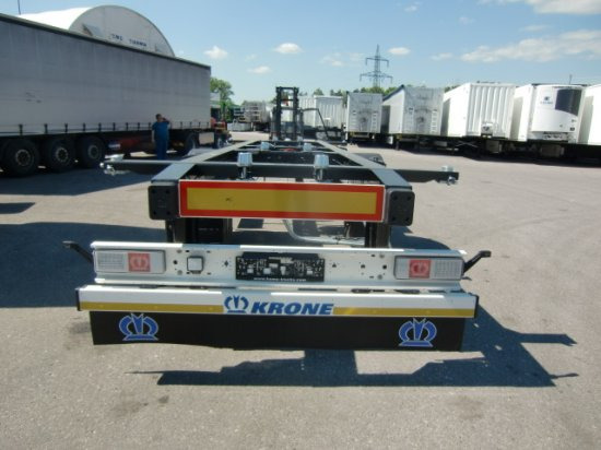 Krone 1-Achs Lafette Krone Achse, Heckabstützung, - Containersläp/ Växelflaksläp: bild 5 Krone 1-Achs Lafette Krone Achse, Heckabstützung, - Containersläp/ Växelflaksläp: bild 5