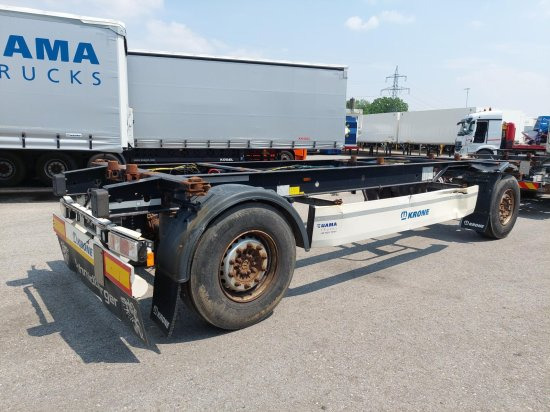 Krone AZ 18, Standard-Lafette Krone-Achsen, - Containersläp/ Växelflaksläp: bild 2 Krone AZ 18, Standard-Lafette Krone-Achsen, - Containersläp/ Växelflaksläp: bild 2