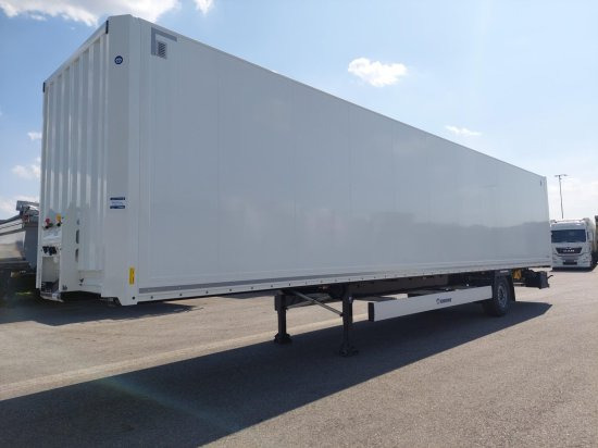 Krone SEK DryLiner 1-Achs Kofferauflieger, Heckabstützung , 2 Stück - Skåp semitrailer: bild 1 Krone SEK DryLiner 1-Achs Kofferauflieger, Heckabstützung , 2 Stück - Skåp semitrailer: bild 1