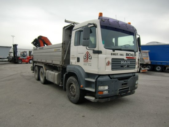 MAN TGA 33.430 6x4 Kipper, Manuel, E4 Palfinger Blatt-Blatt - Tippbil lastbil: bild 3 MAN TGA 33.430 6x4 Kipper, Manuel, E4 Palfinger Blatt-Blatt - Tippbil lastbil: bild 3