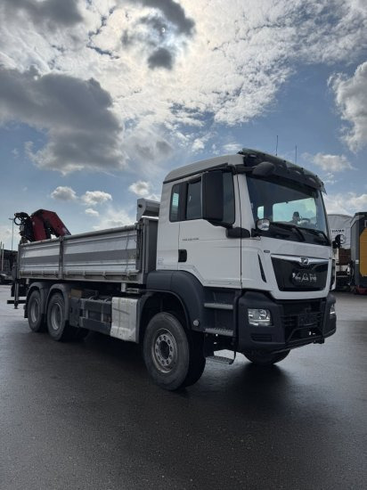 MAN TGS 26.430 6x4 3-Seitenkipper, HMF 2020K-RC Heckkran abnehmbar, - Tippbil lastbil, Kranbil: bild 3 MAN TGS 26.430 6x4 3-Seitenkipper, HMF 2020K-RC Heckkran abnehmbar, - Tippbil lastbil, Kranbil: bild 3
