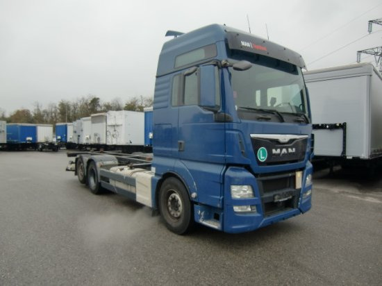MAN TGX 26.440 BDF, XXL, Retarder, Automatik, E6, Liftachse, - Containerbil/ Växelflak lastbil: bild 3 MAN TGX 26.440 BDF, XXL, Retarder, Automatik, E6, Liftachse, - Containerbil/ Växelflak lastbil: bild 3