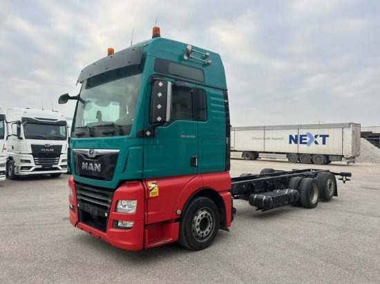 MAN TGX 26.500 XXL, 6x2, Jumbo, Liftachse, Intarder, Euro6, Full-Air - Chassi lastbil: bild 1 MAN TGX 26.500 XXL, 6x2, Jumbo, Liftachse, Intarder, Euro6, Full-Air - Chassi lastbil: bild 1