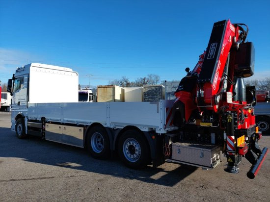 MAN TGX 26.510 LL Pritsche, Fassi F545RA.2.28XE, Containerverschlüsse, - Flakbil, Kranbil: bild 4 MAN TGX 26.510 LL Pritsche, Fassi F545RA.2.28XE, Containerverschlüsse, - Flakbil, Kranbil: bild 4