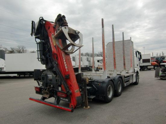 MAN TGX 33.580 BL 6x4, Intarder, Holztransporter, - Timmerbil, Kranbil: bild 4 MAN TGX 33.580 BL 6x4, Intarder, Holztransporter, - Timmerbil, Kranbil: bild 4